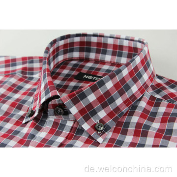 Programmierer Casual Revers Plaid Langarmhemd